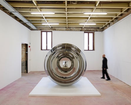One of Anish Kapoor’s works at the Palazzo Manfrin exhibition.