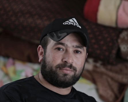 Ali Awad, a resident of the Palestinian village of Tuba, in the firing zone 918, in Masafer Yattah.