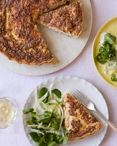 Emily Scott’s crab and tarragon tart.