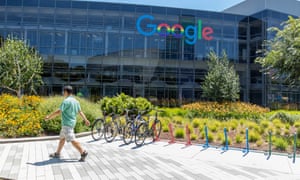 Google headquarters in Mountain View, California. The new lawsuit claims Google is violating labor laws by paying women less than men for ‘substantially similar work’.