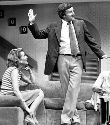 Law with Richard Briers in Absent Friends by Alan Ayckbourn, 1975.