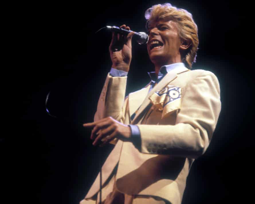 Bowie on the Serious Moonlight tour in 1983.
