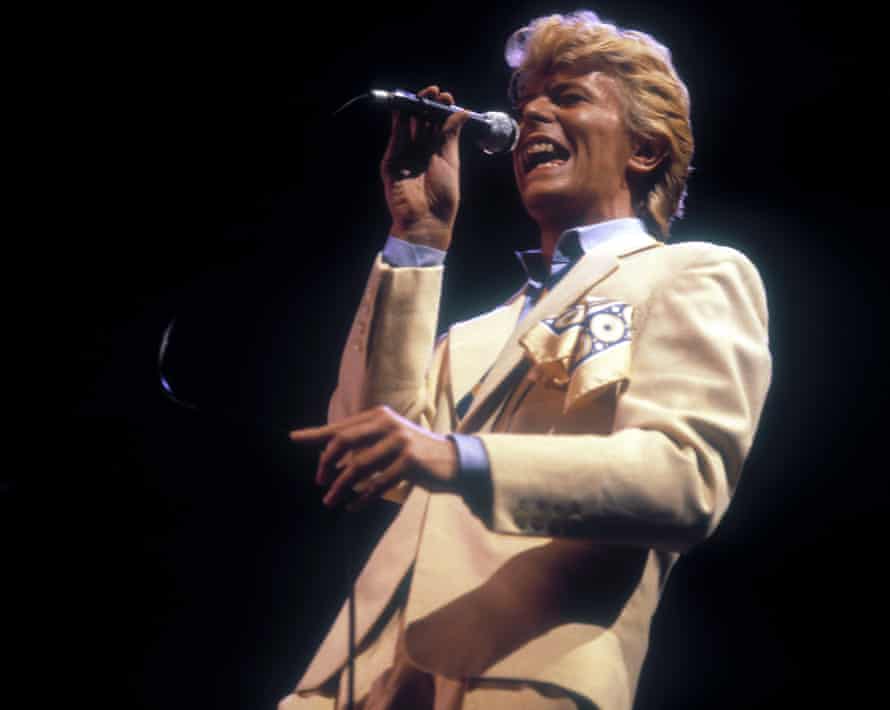 Bowie lors de la tournée Serious Moonlight en 1983.