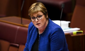 Australian defence minister Linda Reynolds in Canberra, 23 February 2021.
