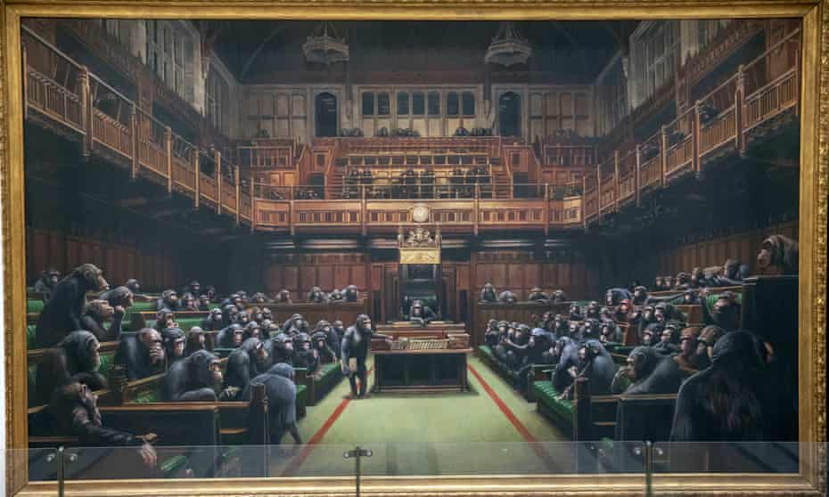 Devolved Parliament by Banksy
