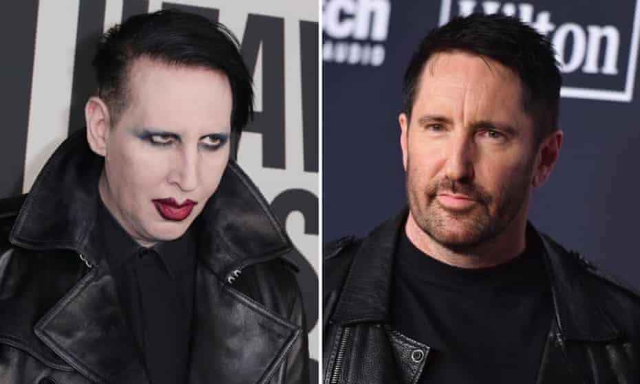 Marilyn Manson, left, and Trent Reznor.