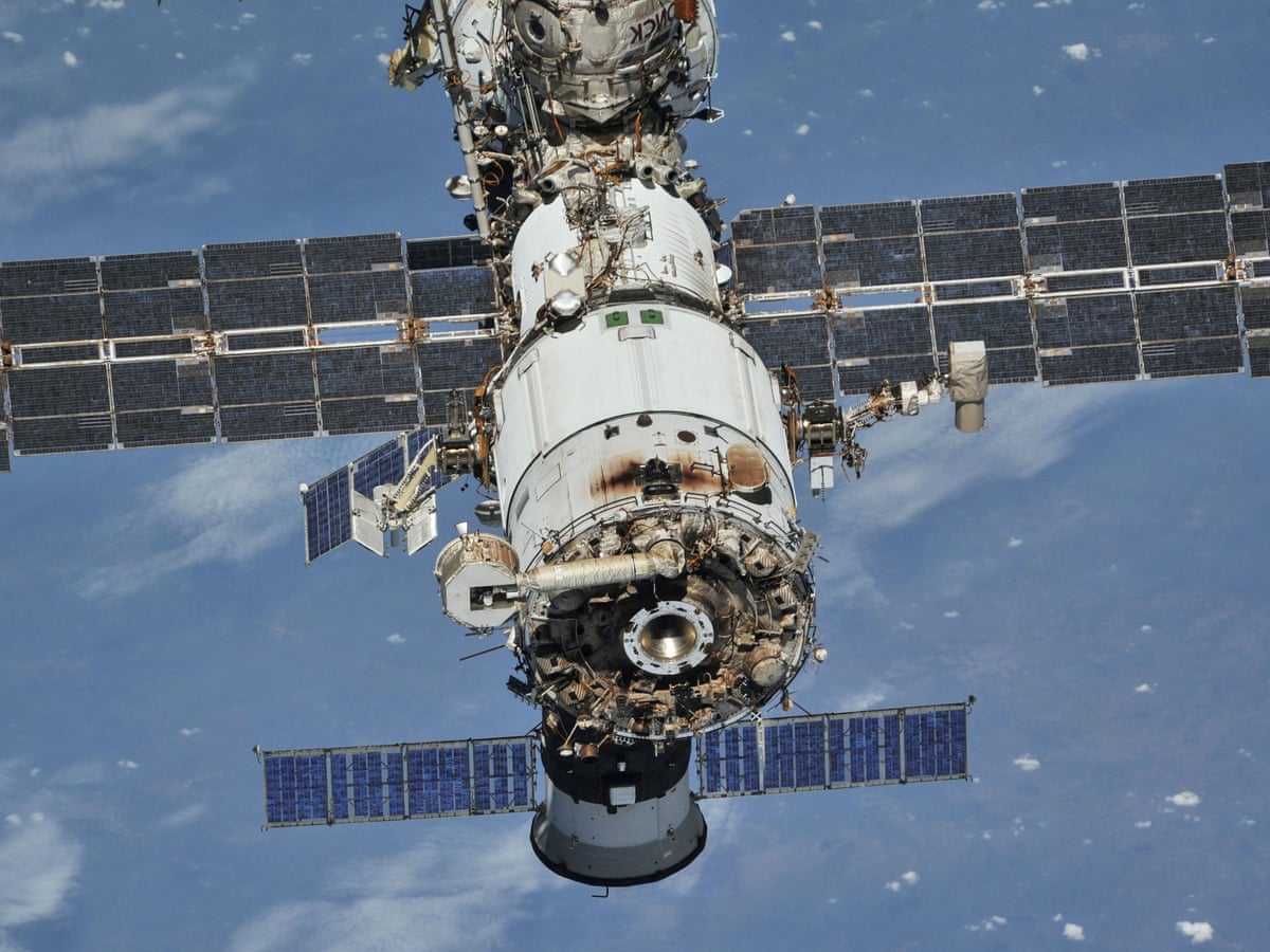 Space Station Exploding