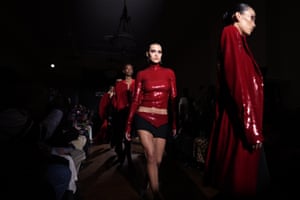 New York, USThe LaQuan Smith Fall/Winter 2022 collection is shown at 60 Pine Street during New York Fashion Week.