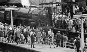 Britain’s last steam locomotive passenger service arrives at Carlisle, its final destination on 14 August 1968.