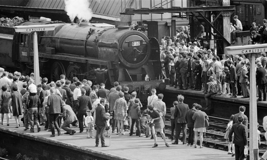 Britain’s last steam locomotive passenger service arrives at Carlisle, its final destination on 14 August 1968.