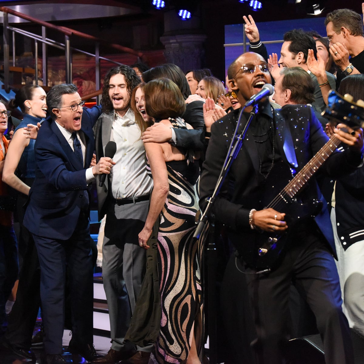 Stephen Colbert's Late Show finale was a bittersweet, star-packed goodbye | Stephen Colbert | The Guardian