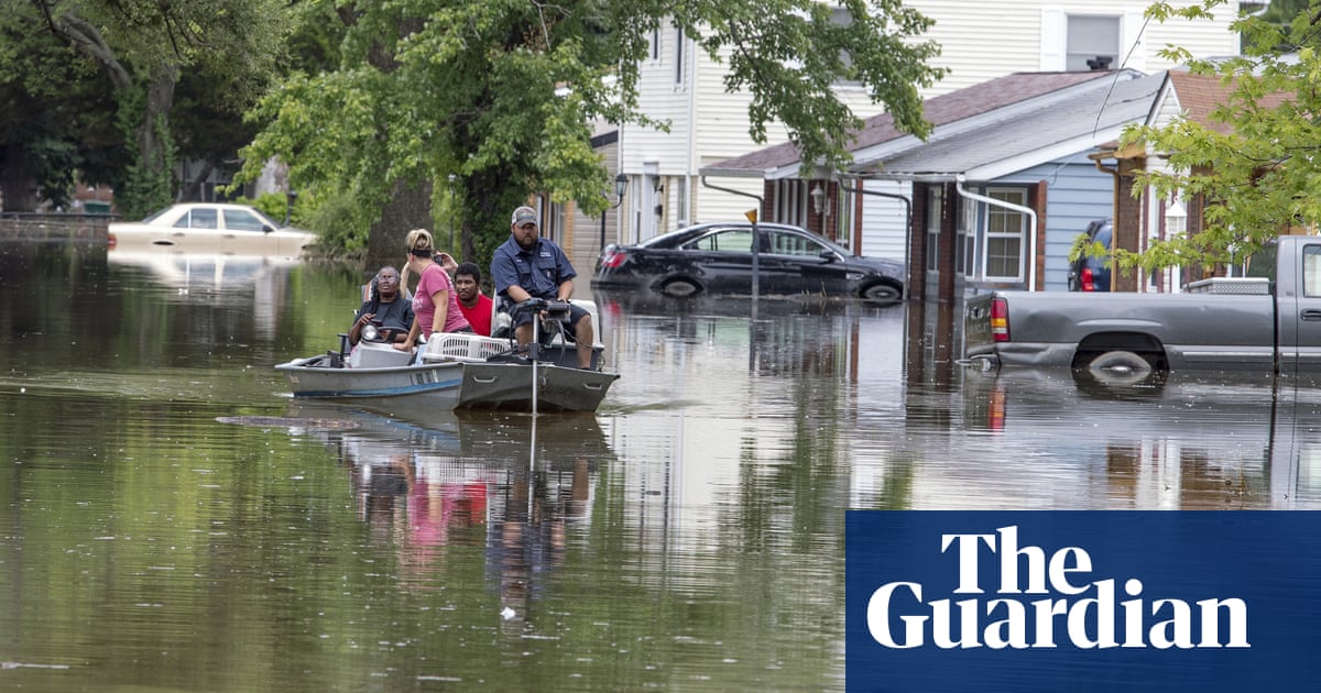 America’s summer of floods: climate crisis fueling barrage, scientists say