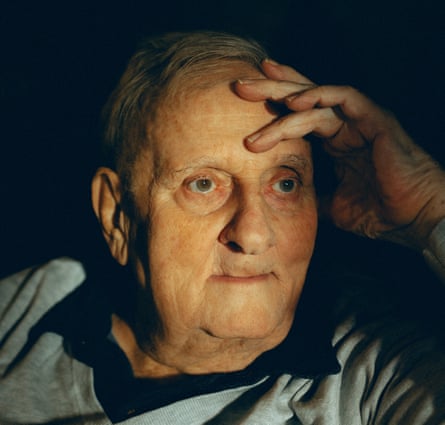 American novelist Edmund White at his residence in Chelsea, New York, in December 2024