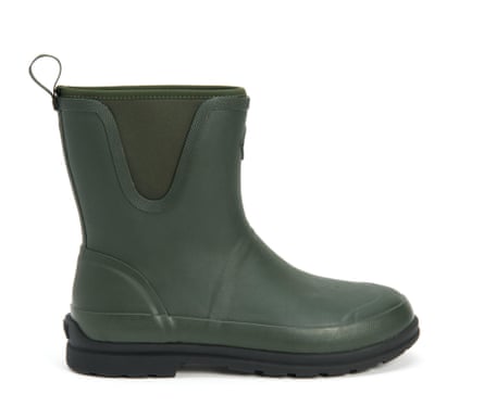 A green Muck Boot pull-on short boot