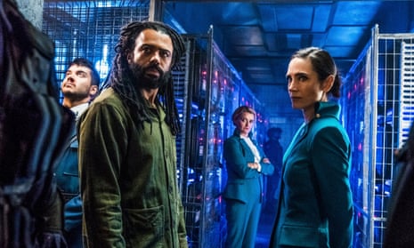Snowpiercer ... (from left) Sam Otto, Daveed Diggs, Alison Wright and Jennifer Connelly.