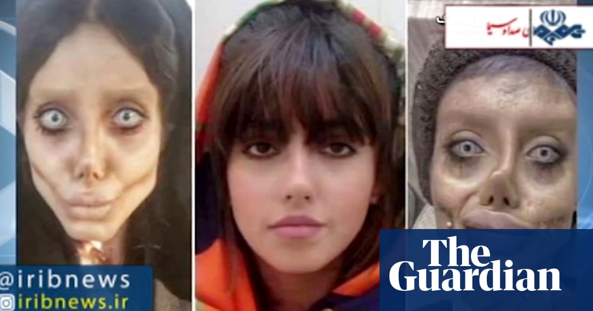 iranian teenager who posted distorted