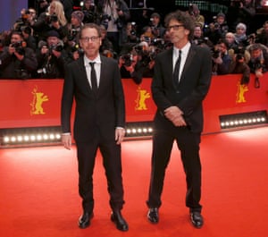 Directors Ethan and Joel Coen arrive for the screening of their new film