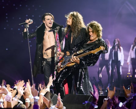 Yungblud, Steven Tyler and Joe Perry perform a tribute to the late Ozzy Osbourne.