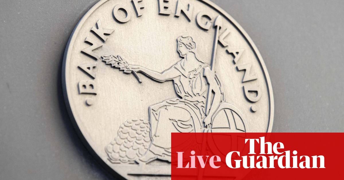 Bank of England poised to lift interest rates to 14-year high – business live