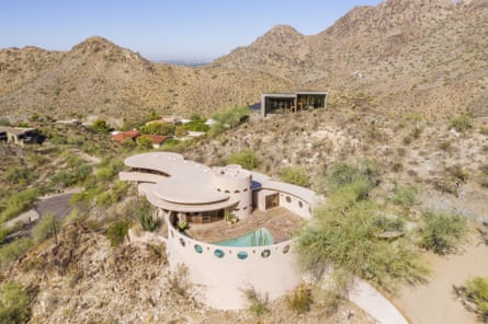 The Phoenix home designed by architect Frank Lloyd Wright.