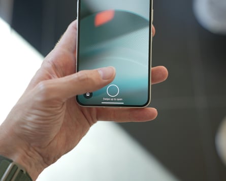 The fingerprint scanner of the Nothing Phone 3.