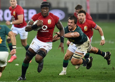 Maro Itoje was the pick of the Lions players