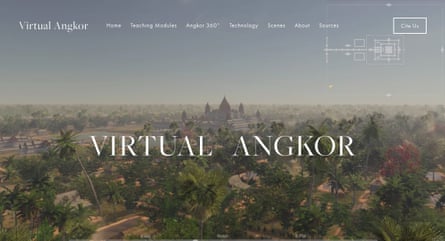 Screenshot from Virtual Angkor project website Photograph: Virtual Angkor project website
