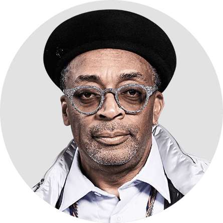 Spike Lee. Circular panelist byline.