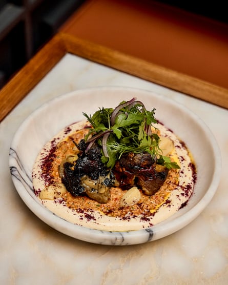 DakaDaka’s Badrijiani (grilled baby aubergines).