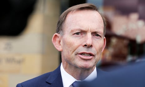Former Australian prime minister Tony Abbott 