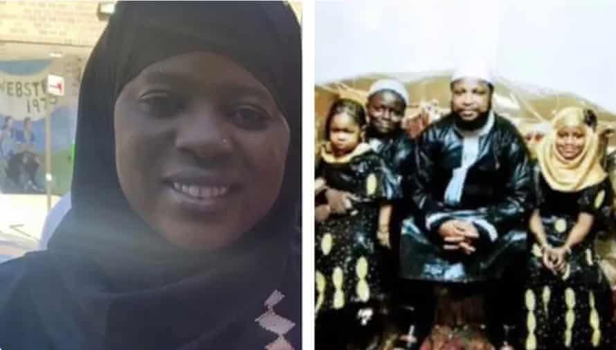 Parents Haja Dukureh, left, and Haji Dukuray were killed along with their three children in the 9 January fire.