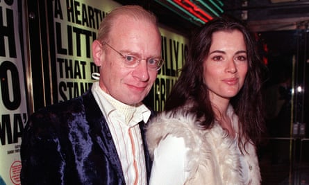 Nigella Lawson with her late husband, John Diamond, in 2000.