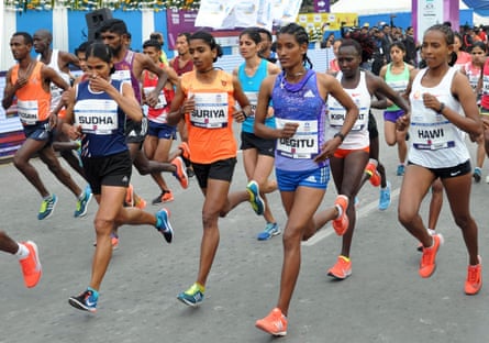 Tata Steel Kalküta 25k 2018 yarışı 2018'deki kadın sporcular