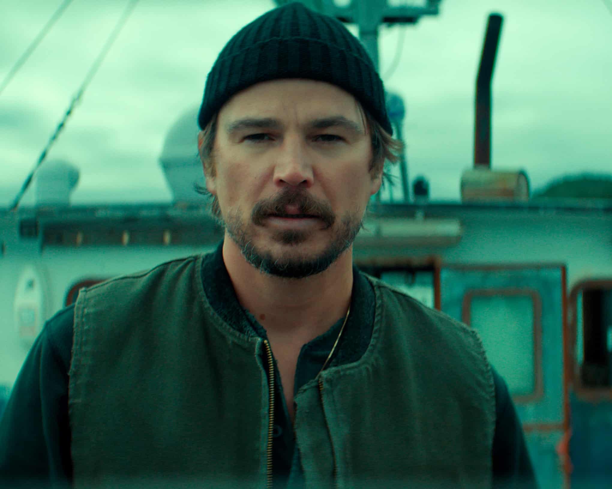Photo: The Guardian Josh Hartnett Battles Giant Squid In Netflix Series Below