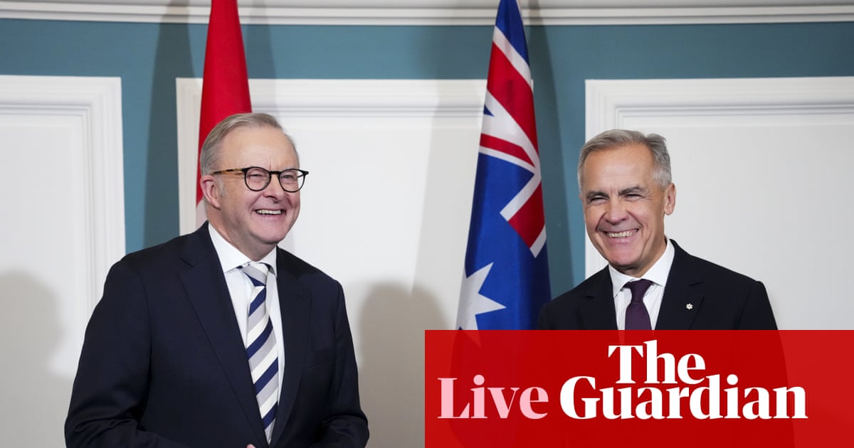 Australia news live: Canadian PM to visit next month; One Nation just behind Labor in new federal poll