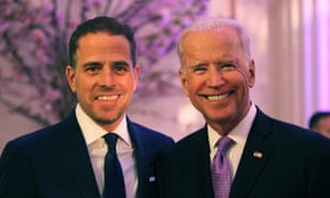 World Food Program USA’s Annual McGovern-Dole Leadership Award Ceremony<br>WASHINGTON, DC - APRIL 12: World Food Program USA Board Chairman Hunter Biden (L) and U.S. Vice President Joe Biden attend the World Food Program USA’s Annual McGovern-Dole Leadership Award Ceremony at Organization of American States on April 12, 2016 in Washington, DC. (Photo by Teresa Kroeger/Getty Images for World Food Program USA)