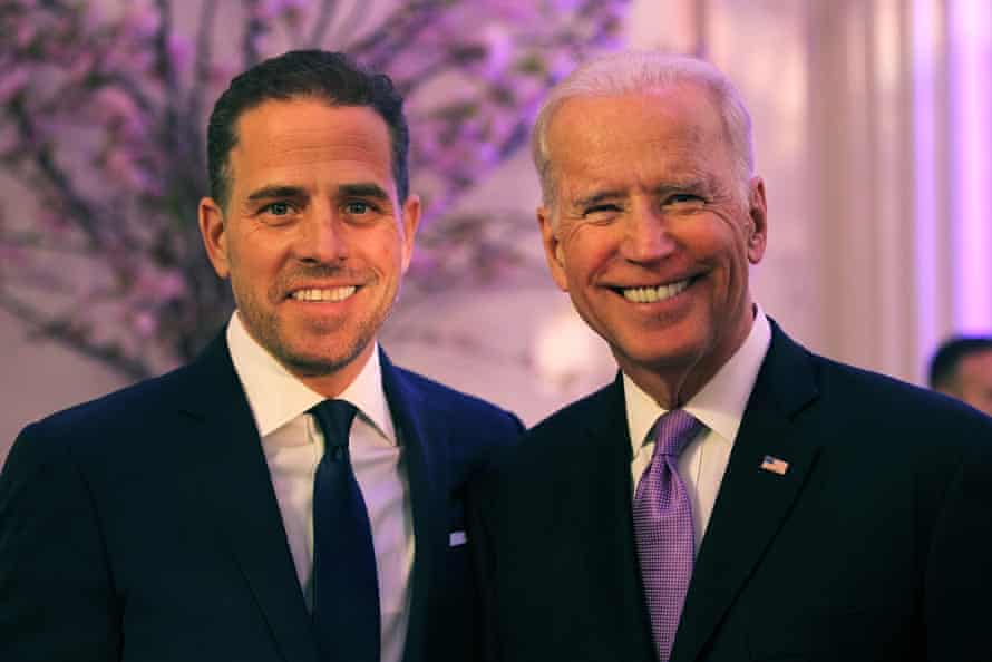 Hunter Biden with his father at an event in Washington in 2016.