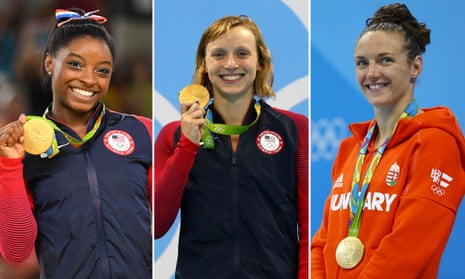 The achievements of Simone Biles, Katie Ledecky and Katinka Hosszu were unthinkingly relegated in favour of men.