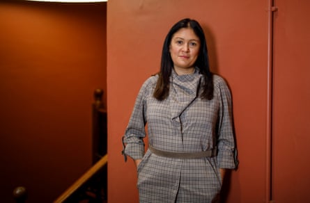 Lisa Nandy in a stairwell