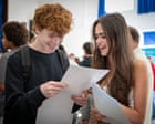 GCSE results: girls still ahead but gender gap narrows as hundreds of thousands of pupils receive grades – latest updates