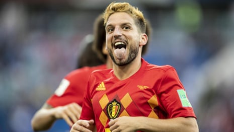 Dries Mertens jokes Belgium are targeting 16 World Cup goals to get free TVs – video