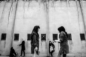 The girls can come to the prison yard for one hour in the morning and one hour in the evening. Waiting for Capital Punishment Sadegh Souri