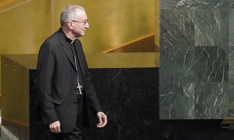 Secretary of State Cardinal Pietro Parolin at the United Nations in late September.