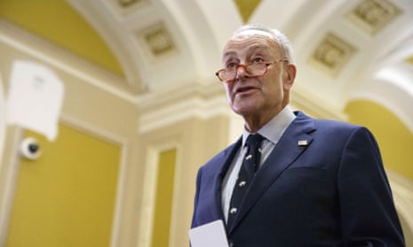 Chuck Schumer, the Senate majority leader, blasted ‘one of the most shameful hours we have ever seen on cable television’.