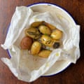 David Tanis’s roast new potatoes are baked in a greaseproof paper parcel – ‘deliciously soft and rich in flavour.’