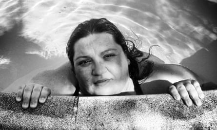 ‘We started doing pictures of me in a pool so I could accept how I looked in a swimsuit’: Gabrielle couldn’t even look at an image of herself until six months ago