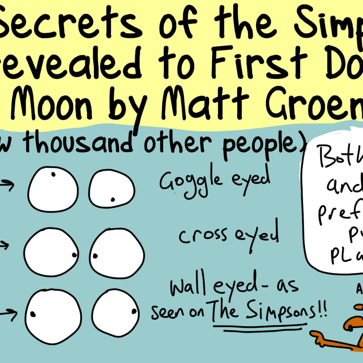 matt groening first dog on the moon