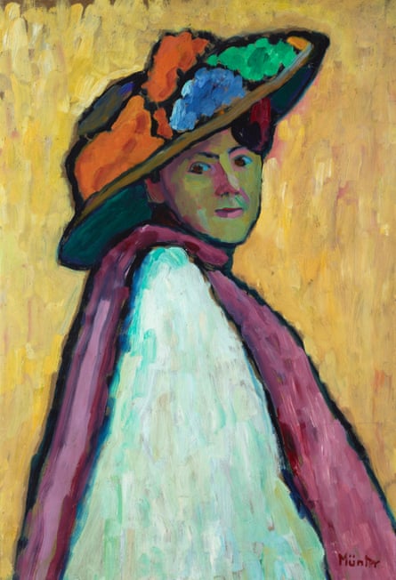 Gabriele Münter’s Portrait of her friend and fellow artist Marianne Werefkin, 1909.
