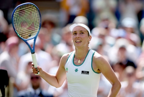 Elise Mertens of Belgium.