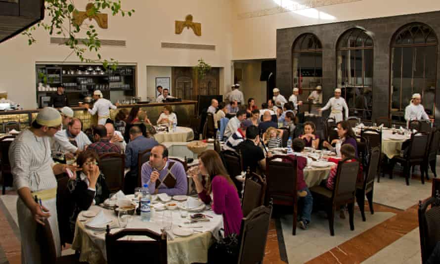 Naranj-ravintola Damaskoksessa.